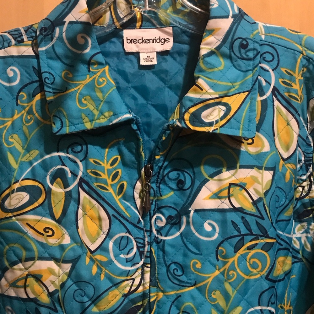 New Breckenridge Blue Quilted Jacket - Picture 3 of 7
